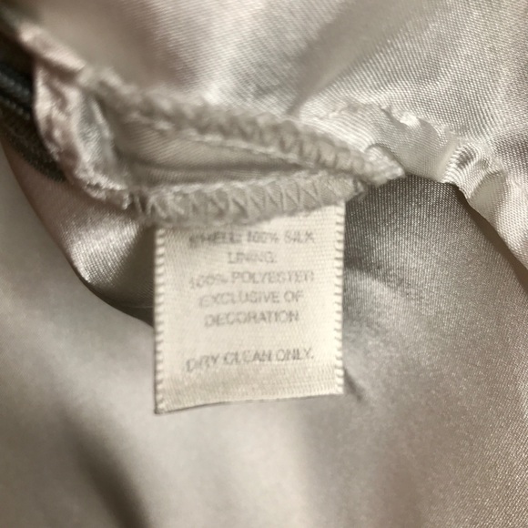 Beaded Ombre 2-Toned Silk Sleeveless Blouse by White House Black Market XS - Picture 6 of 11